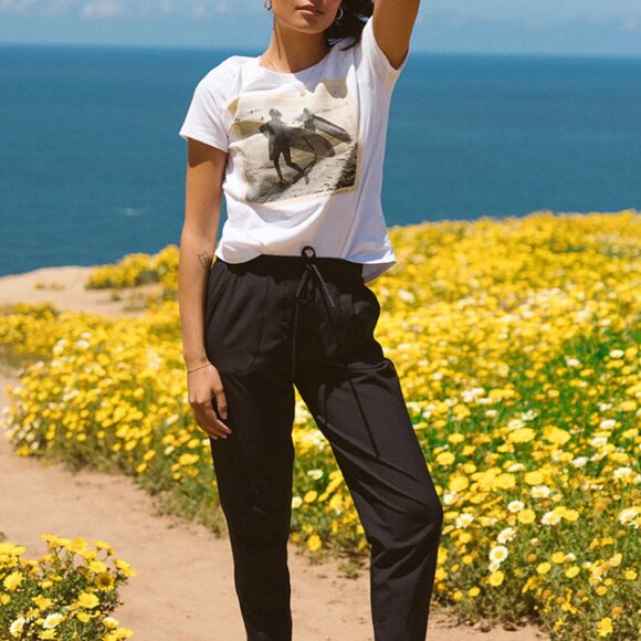 Albion Fit Womens Black Jetsetters Pants Size Small Petite - Picture 5 of 7